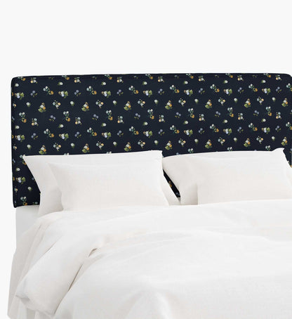 Elly Headboard - Ditsy Dahlia Navy