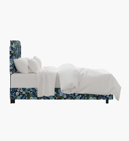 Hampton Bed - Garden Party Blue