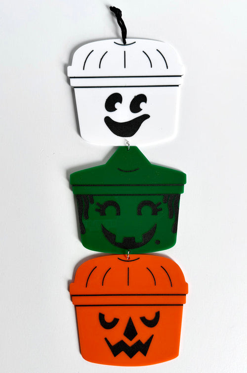 Awesome by Jenna - Halloween Bucket Acrylic Art