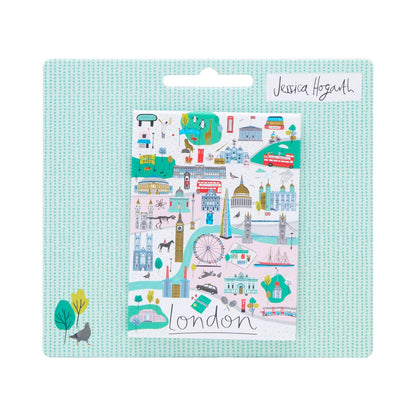 Jessica Hogarth London Map Magnet