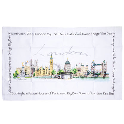 London Landmark Tea Towel