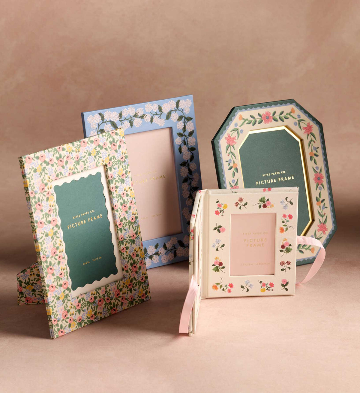 Folio Paper Wrapped Picture Frame - Ditsy Dahlia