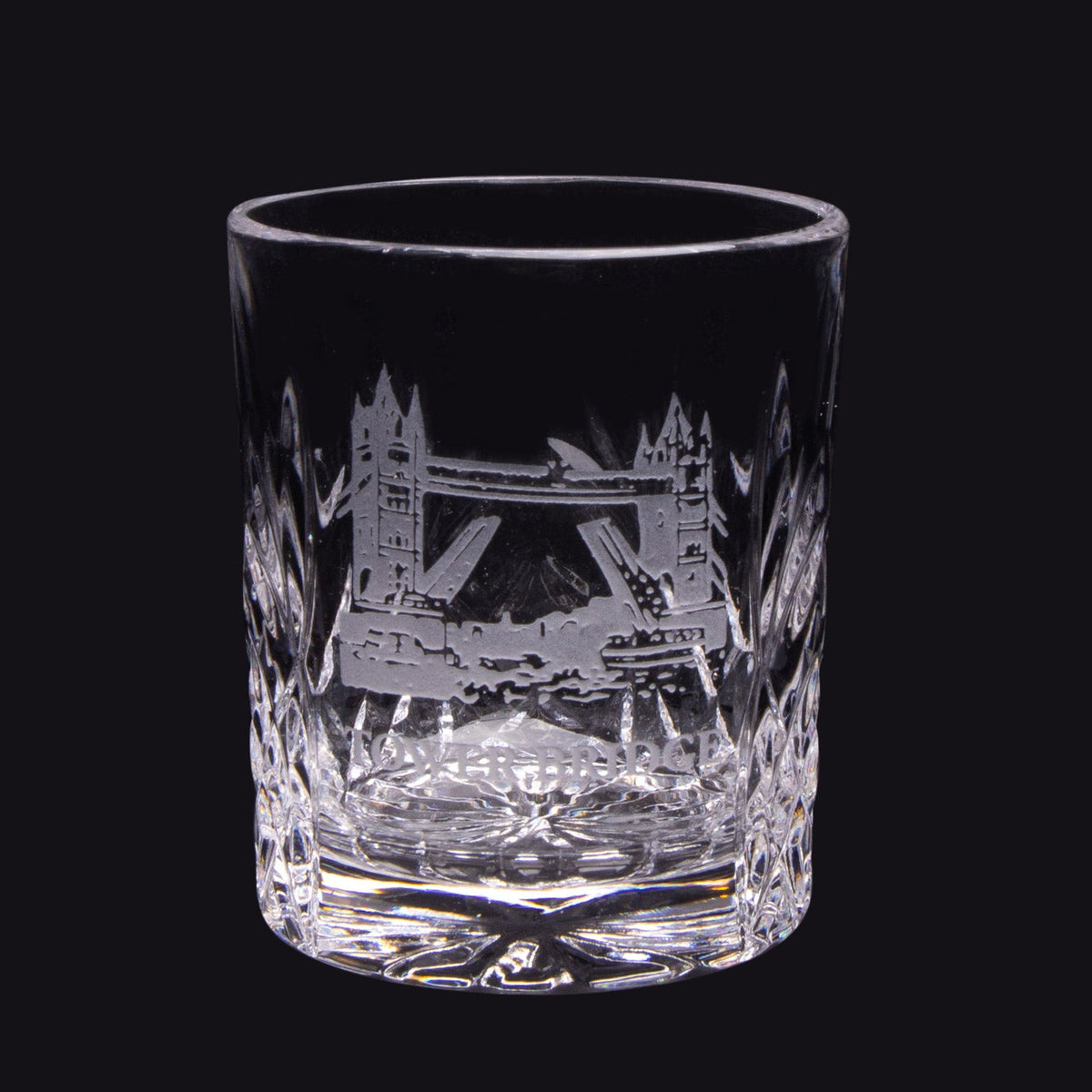 Royal Scott Crystal 2oz Shot Glass Tower Bridge
