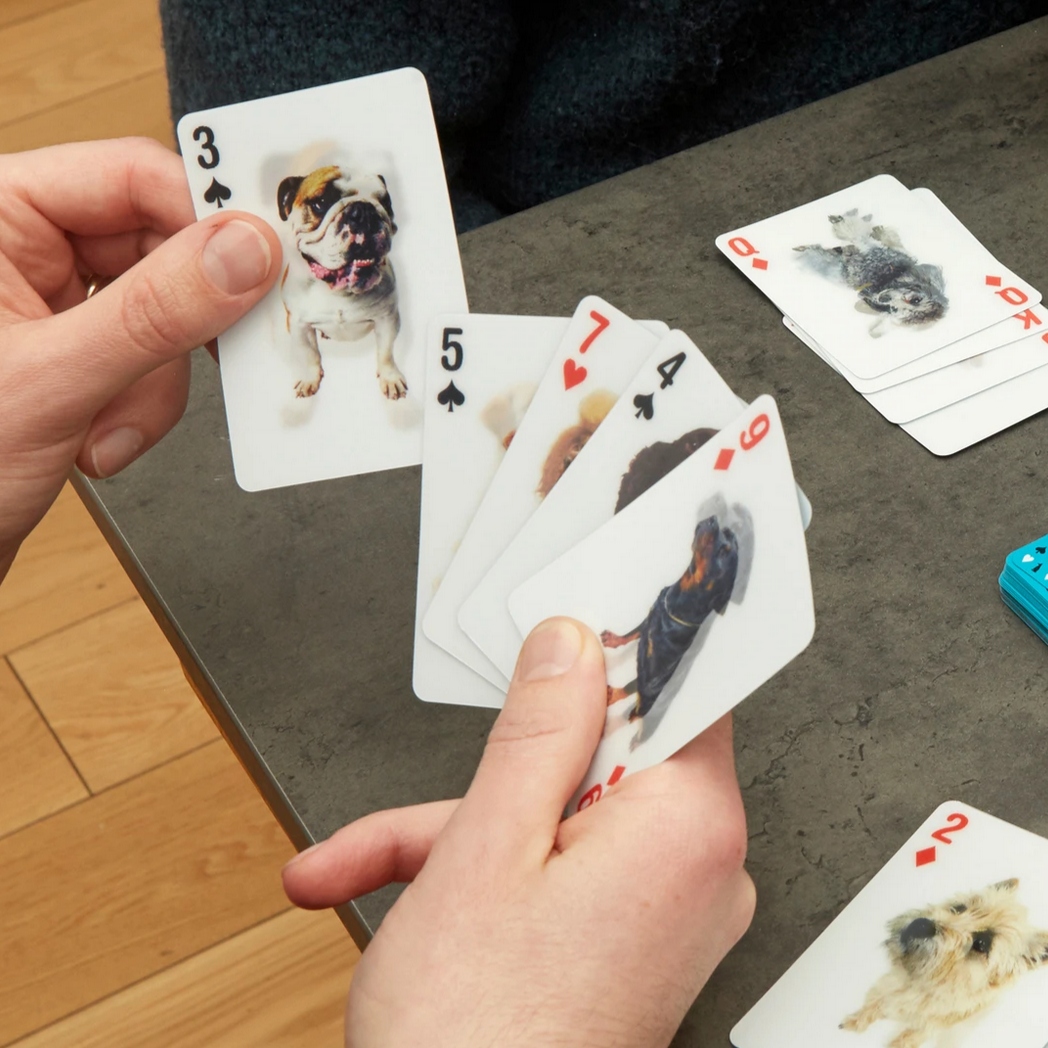 3-D Playing Cards Dogs