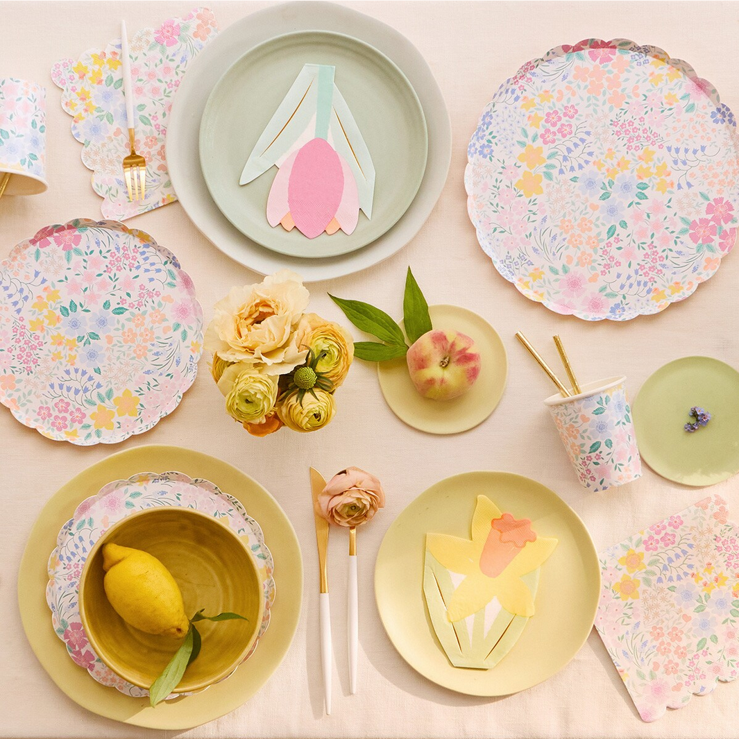 Cottage Garden Dinner Plates (x8)