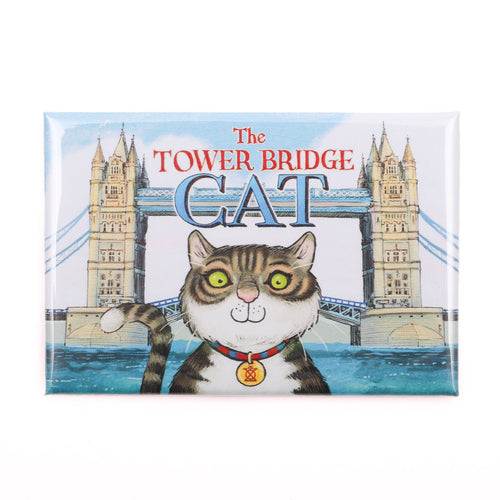 The Tower Bridge Cat Magnet