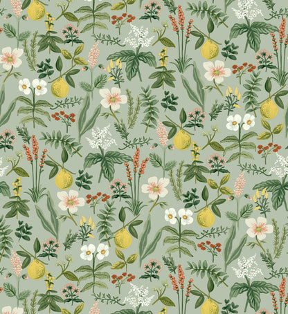 Herb Garden Peel & Stick Wallpaper - Sage