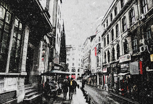 A Winter Scene - Art Print - Zapista