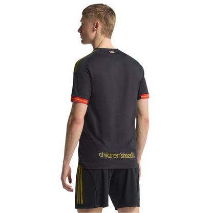 adidas Men's FC Dallas Burn Authentic Retro Third Jersey 25/26 (Black) | SoccerWearhouse