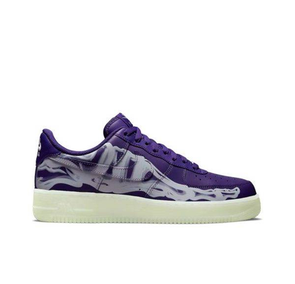 Nike Air Force 1 Low '07 QS Purple Skeleton Halloween