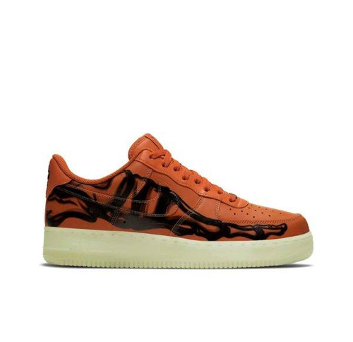 Nike Air Force 1 Low Orange Skeleton Halloween