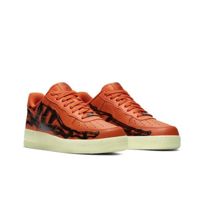 Nike Air Force 1 Low Orange Skeleton Halloween