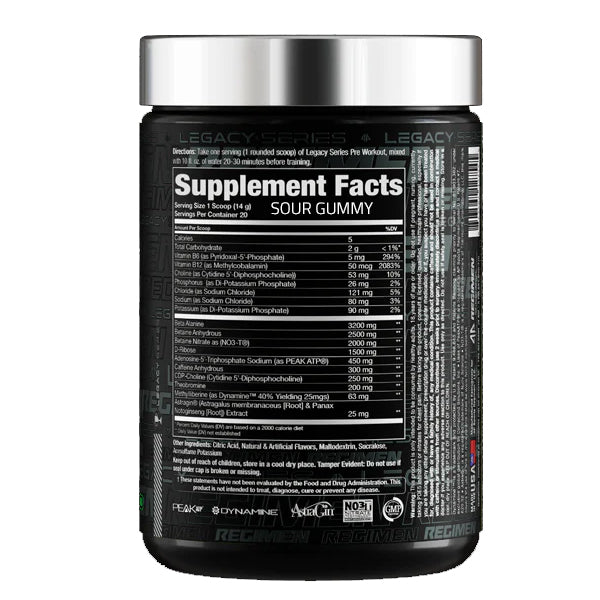 Alpha Prime Legacy Series Pre-Workout 20 Servings