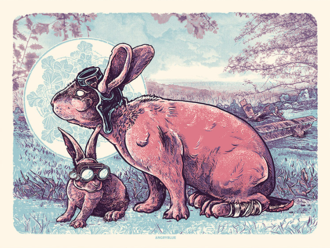 AngryBlue - Rabbits Feat 8x10