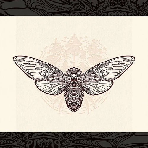 AngryBlue - Screaming Trees: Letterpress