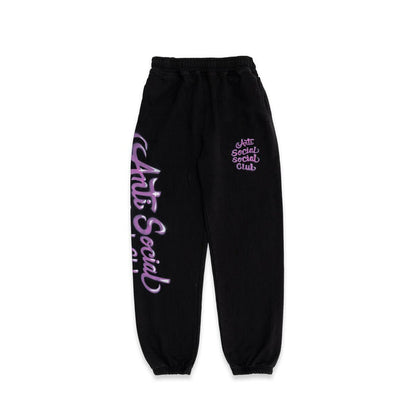 Anti Social Social Club AIRBRUSH MIND GAMES SWEATS - Black