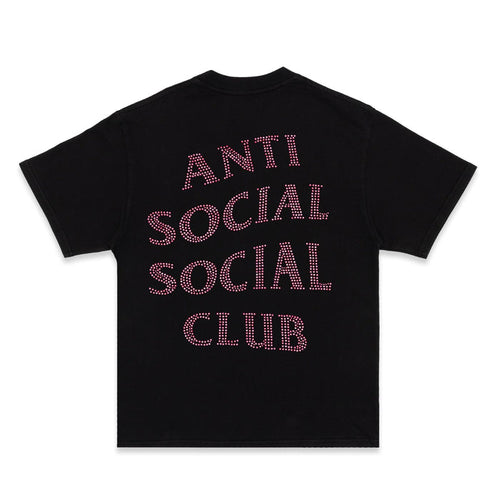 Anti Social Social Club Rhinestone Mind Games Tee Black