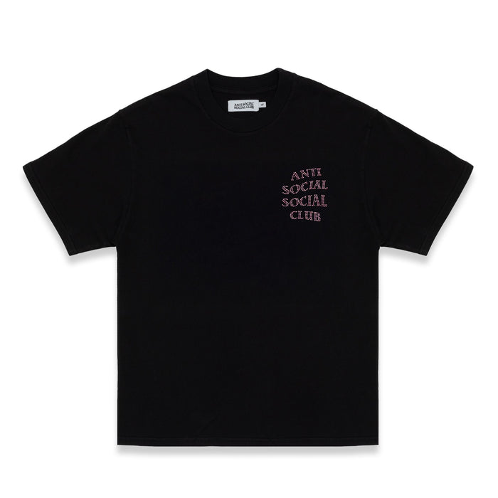 Anti Social Social Club Rhinestone Mind Games Tee Black