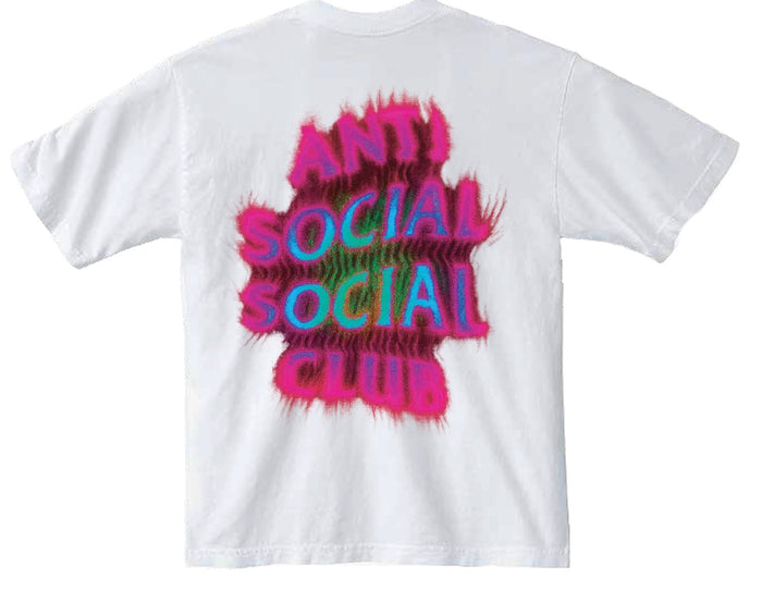 Anti Social Social Club Tonkatsu: Thermal Flame Tee - White