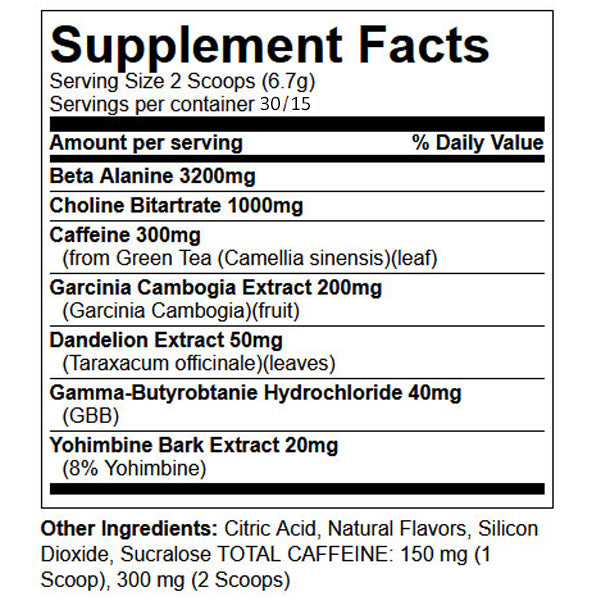 Ape Sh*t Cutz Thermogenic Pre Workout 30 Servings