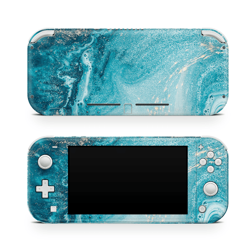 Aqua Beach Nintendo Switch Lite Decal Skin