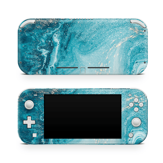 Aqua Beach Nintendo Switch Lite Decal Skin