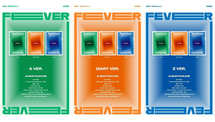ATEEZ - ZERO : FEVER Part.3 (You Can Choose Ver + Free Shipping)