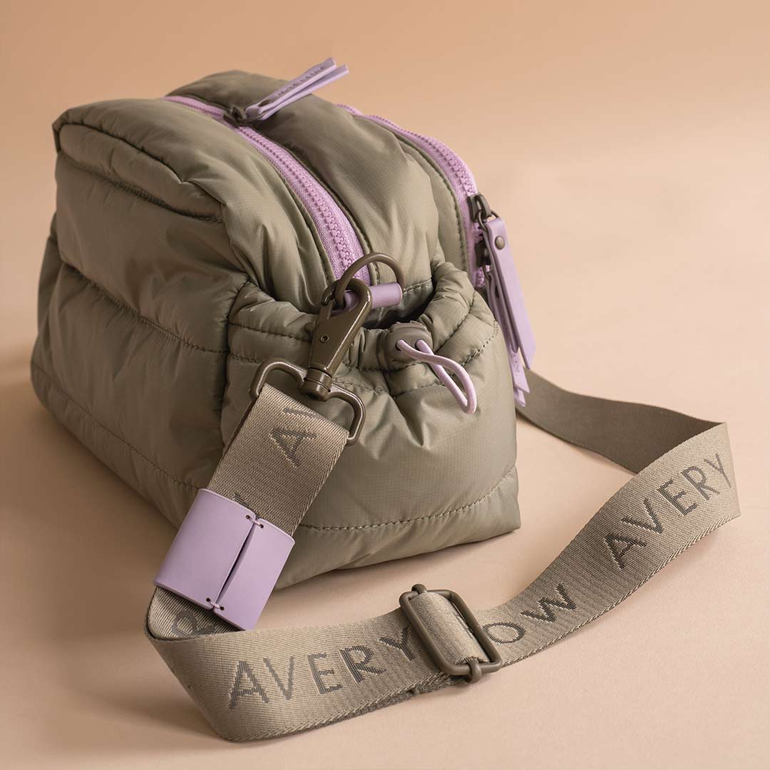 Avery Row Pram Organiser Bag - Olive Green