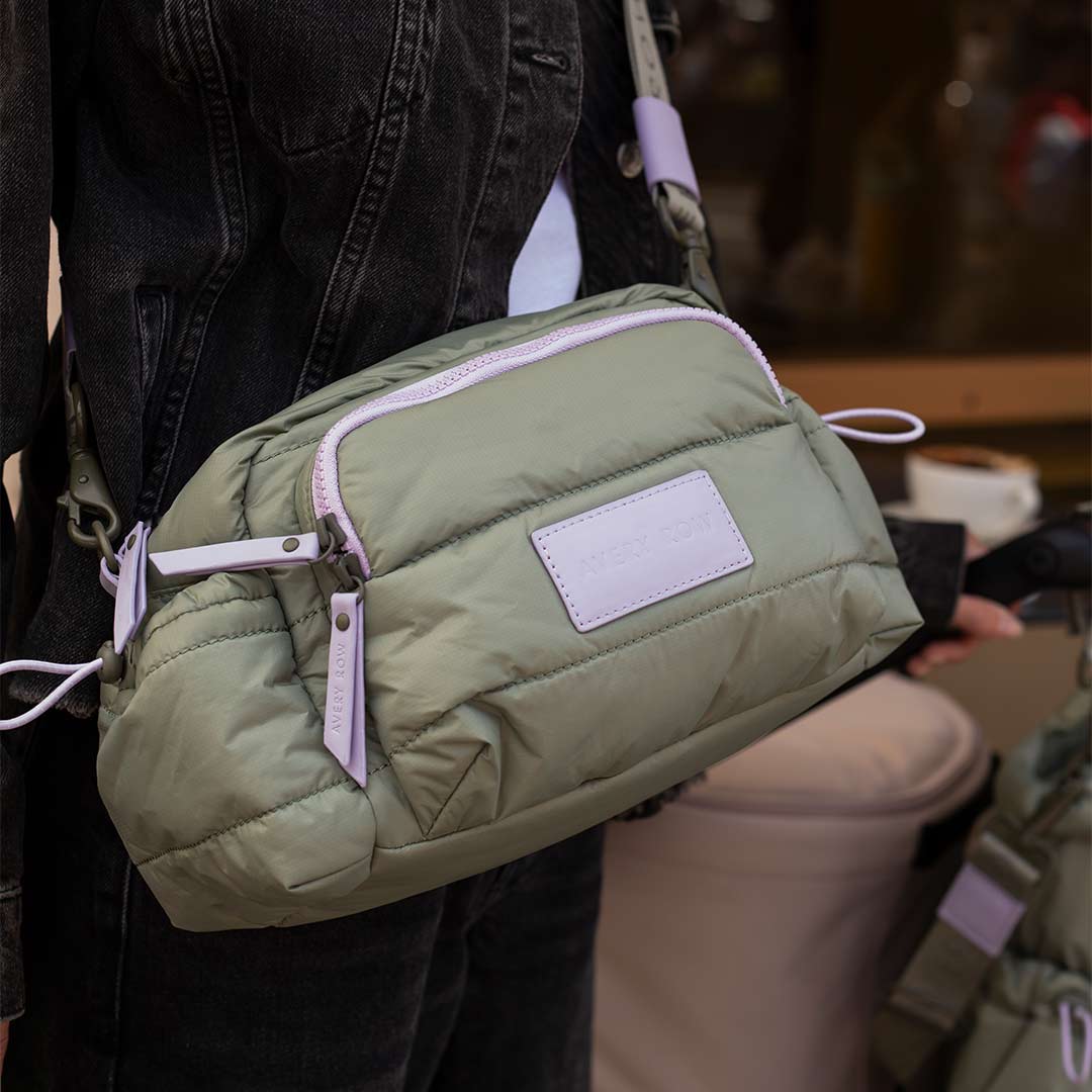 Avery Row Pram Organiser Bag - Olive Green