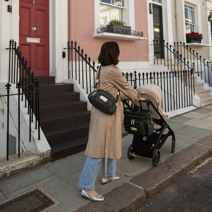Avery Row Pram Organiser Bag - Soft Black