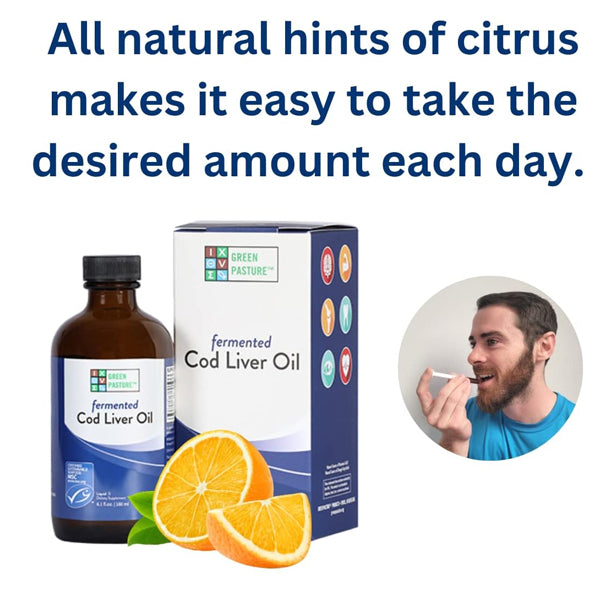 Azure Green Pasture Fermented Cod Liver Oil 6.1oz
