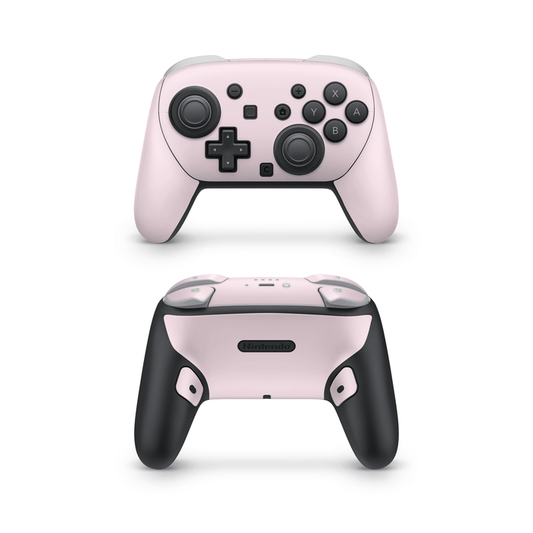 Baby Pink Nintendo Switch Pro Controller Decal Skins