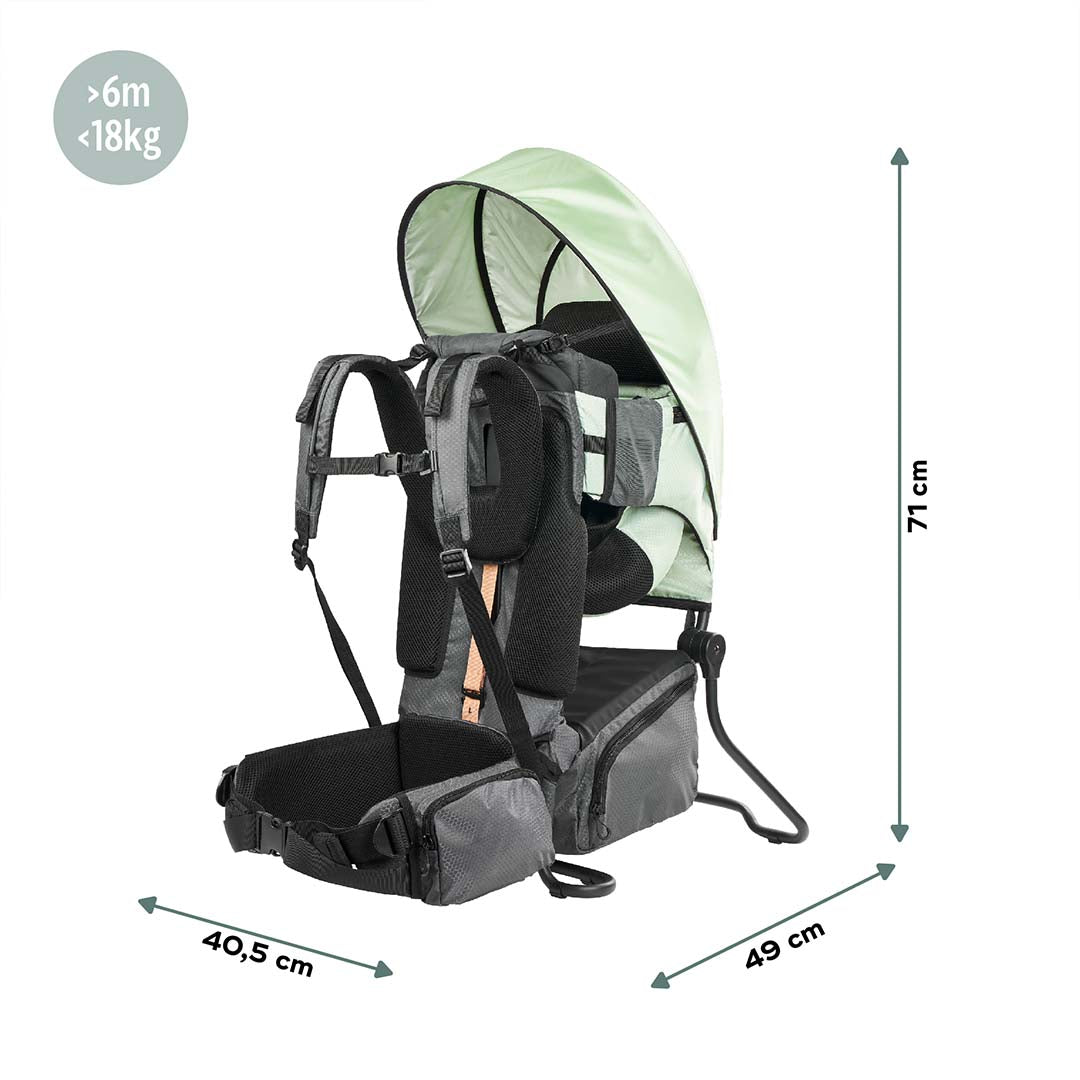 Babymoov Moov & Hike Baby Carrier - Sage Green