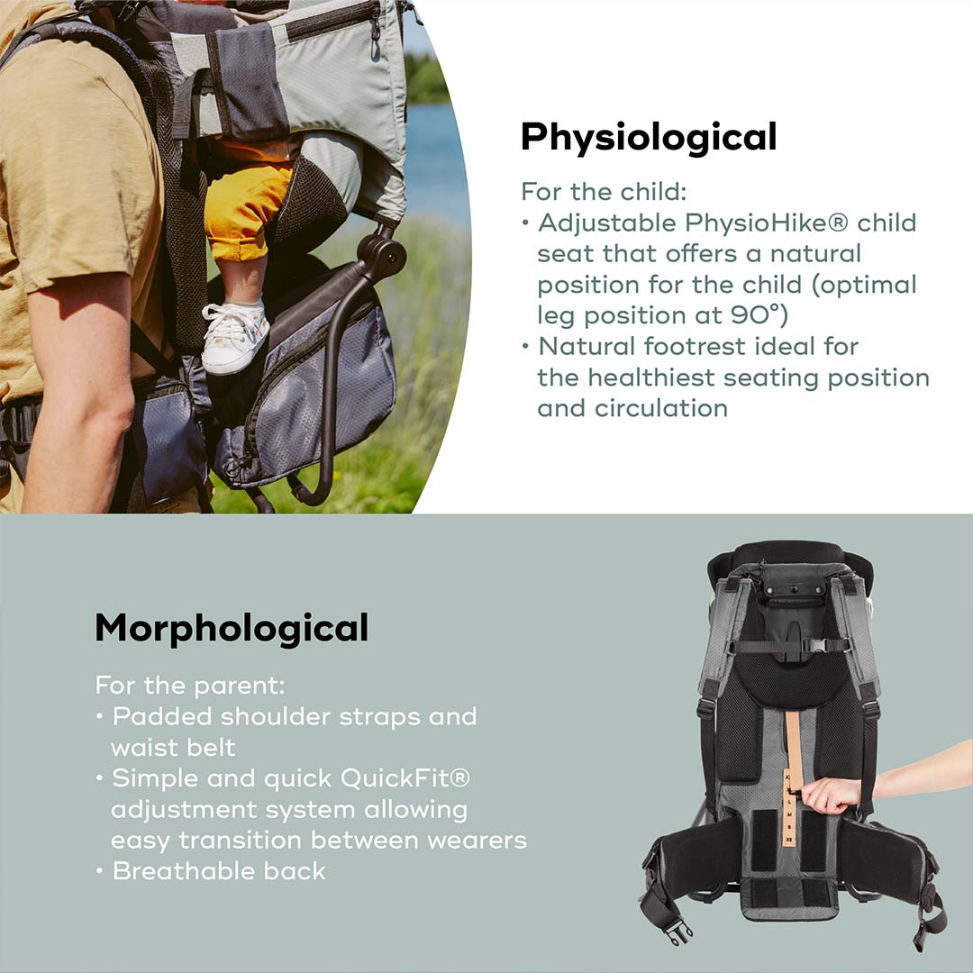 Babymoov Moov & Hike Baby Carrier - Sage Green