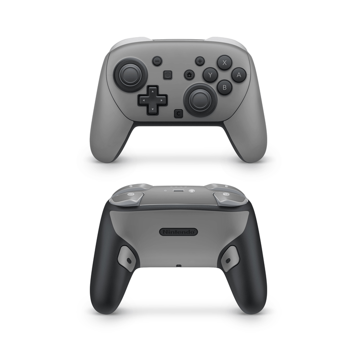 Balanced Grey Nintendo Switch Pro Controller Decal Skins