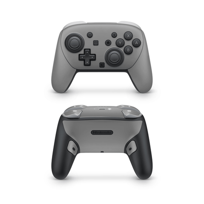 Balanced Grey Nintendo Switch Pro Controller Decal Skins