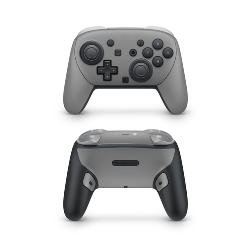 Balanced Grey Nintendo Switch Pro Controller Decal Skins
