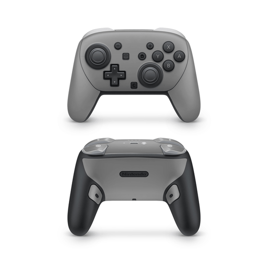 Balanced Grey Nintendo Switch Pro Controller Decal Skins