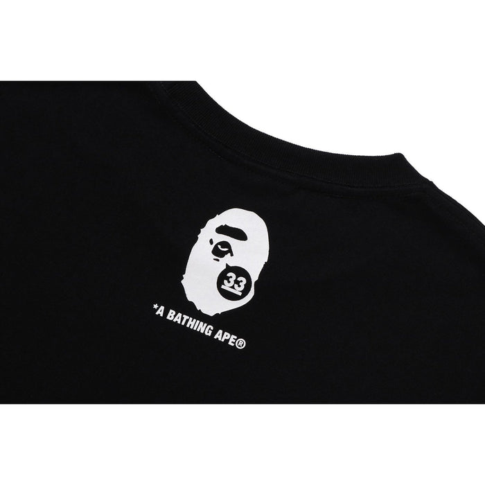 BAPE A BATHING APE 33RD ANNIV. APE HEAD TEE M BLACK
