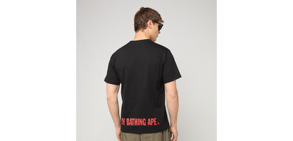 BAPE COLOR CAMO APE FACE TEE M BLACK