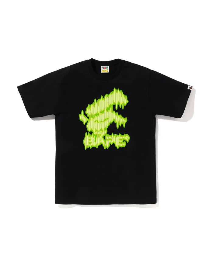 BAPE NOISY BAPE LOGO TEE M BLACK