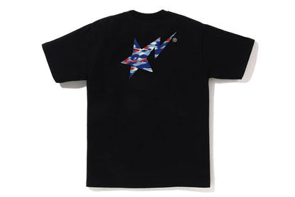 BAPE SCREEN CAMO BAPE STA TEE M BLACK