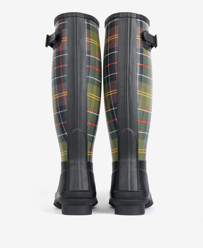 Barbour Dömustígvél - Tartan Bede - Black/Classic Tartan - Kormákur & Skjöldur