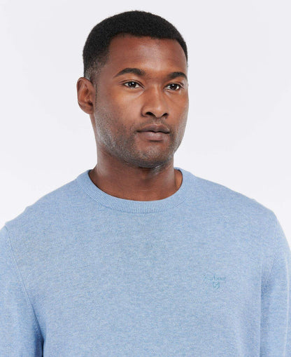 Barbour Peysa - Pima Cotton Crew - Dark Chambray - Kormákur & Skjöldur
