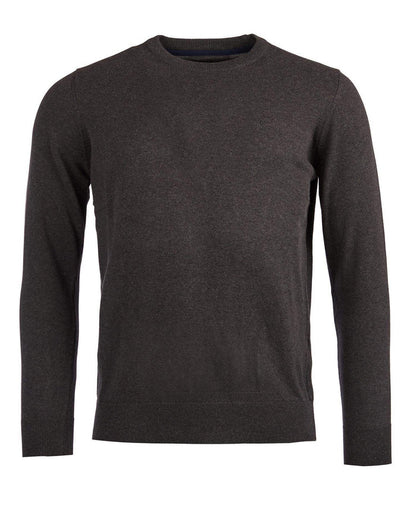 Barbour Peysa - Pima Cotton Crew Neck - Charcoal - Kormákur & Skjöldur