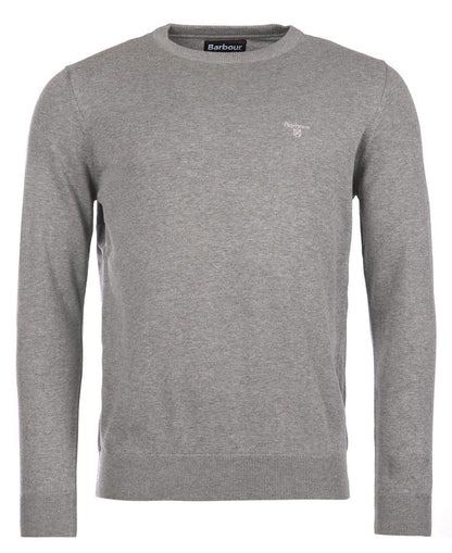 Barbour Peysa - Pima Cotton Crew Neck - Grey - Kormákur & Skjöldur