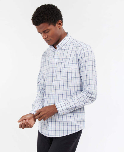 Barbour Skyrta - Bradwell - Blue - Kormákur & Skjöldur