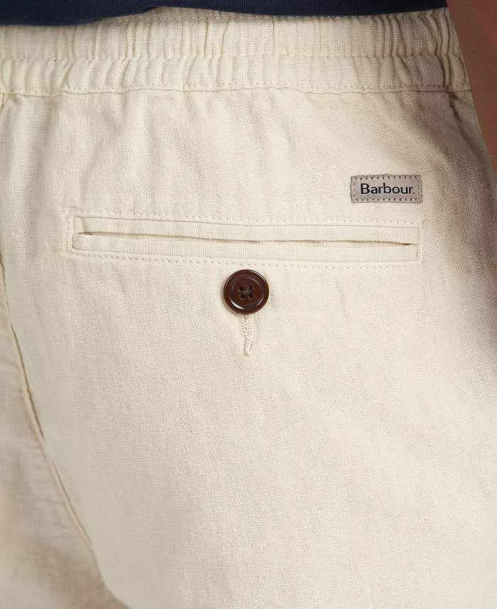 Barbour Stuttbuxur - Linen Short - Lt Stone - Kormákur & Skjöldur