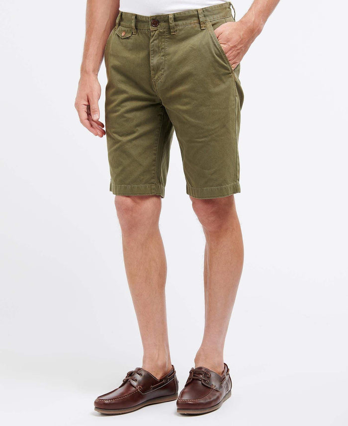 Barbour Stuttbuxur - Neuston Twill - Ivy Green - Kormákur & Skjöldur