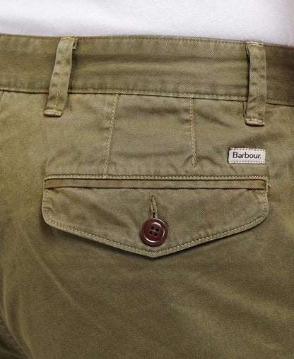 Barbour Stuttbuxur - Neuston Twill - Ivy Green - Kormákur & Skjöldur